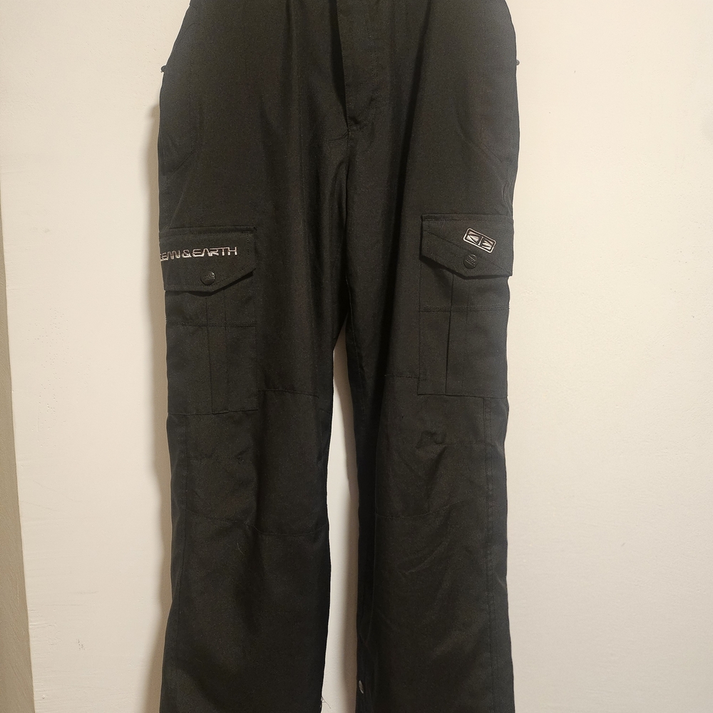 Worth Men's Dark Gray Cargo Pants